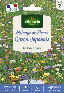 Gazon Japonais - 10 m² - Mélange de fleurs
